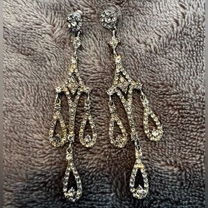 David’s Bridal Chandelier Earrings